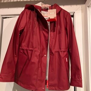Hunter Women's cranberry Rain Jacket